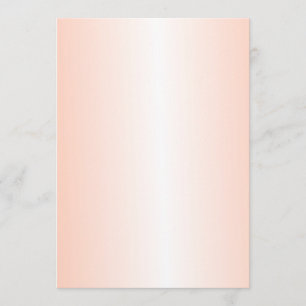 Orange Gradient Blank Wedding Fan Program Paper Programme