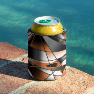 Orange Gradient Colour Fill Mechanical Design  Can Cooler