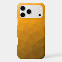 Orange gradient geometric mesh pattern