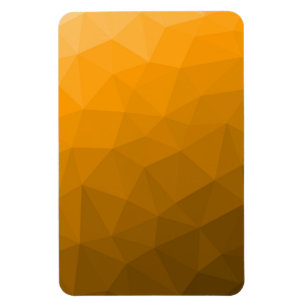 Orange gradient geometric mesh pattern magnet
