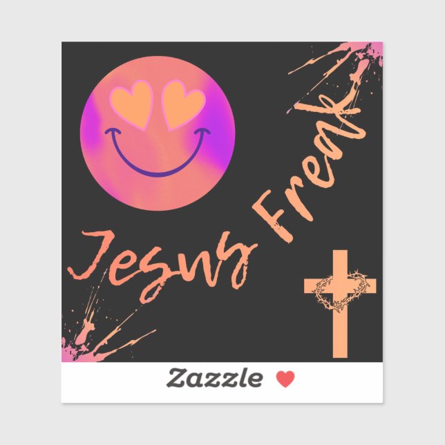 Orange Gradient Jesus Freak (Sheet)
