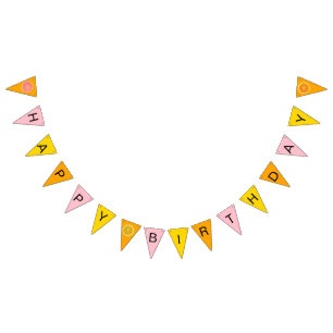 Orange, Grapefruit and Lemon Bunting
