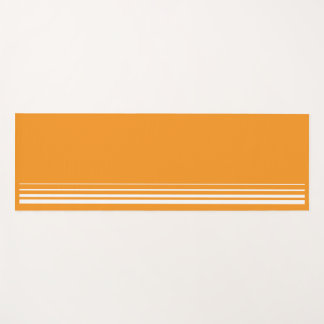 orange & gray yoga mat