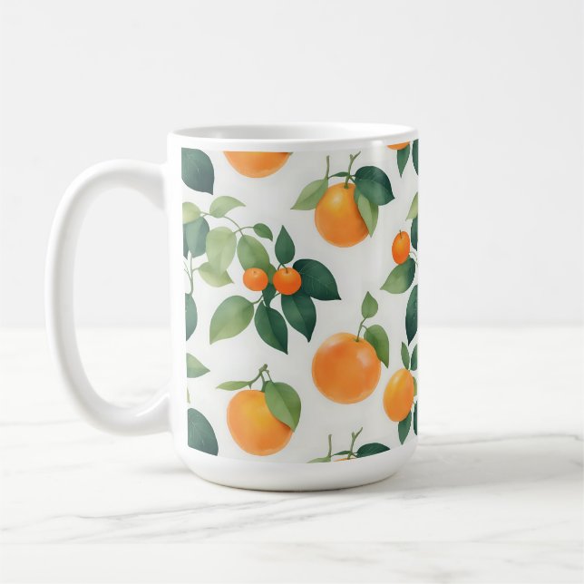 Orange Green mug (Left)