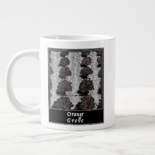 Orange Grove Large Coffee Mug