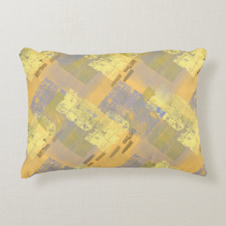 Orange grunge texture. decorative cushion