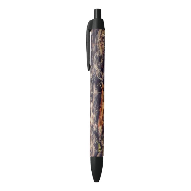 Orange Guana Art Black Ink Pen (Top (Vertical))