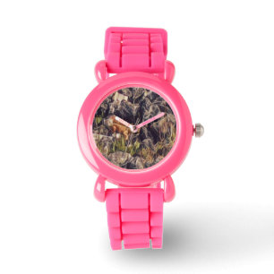 Orange Guana Art Watch