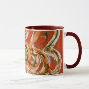 Orange Guardian Angel Mug or Cup