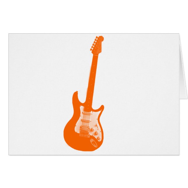 Orange guitar (Front Horizontal)
