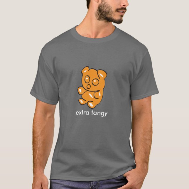 orange gummy bear dark t T-Shirt (Front)