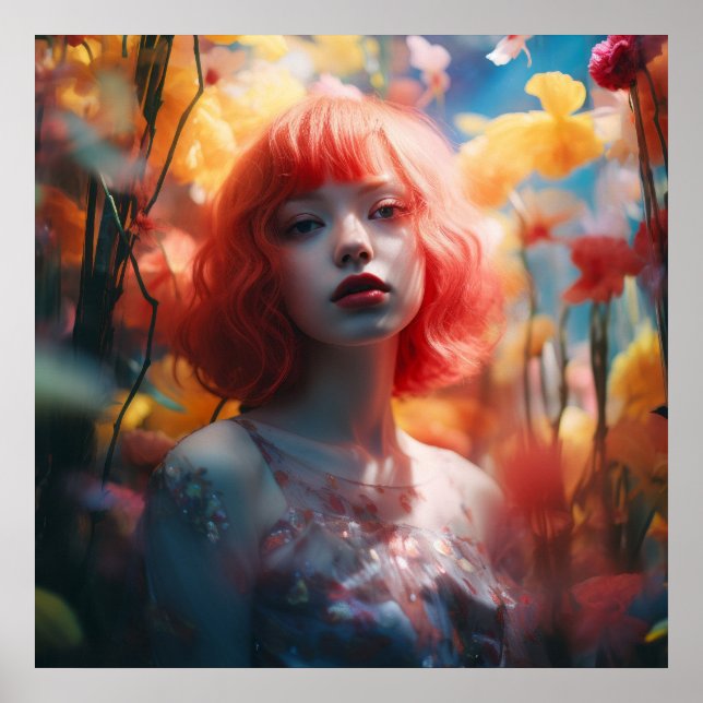 Orange Hair Fairy Poster (Front)