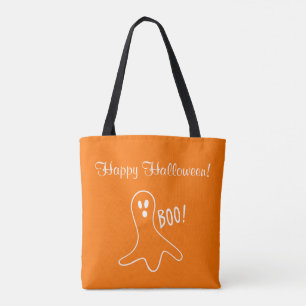 Orange Halloween Ghost Pumpkin 4Sophie (Name) Tote Bag