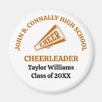 Orange High School Cheerleader Personalised