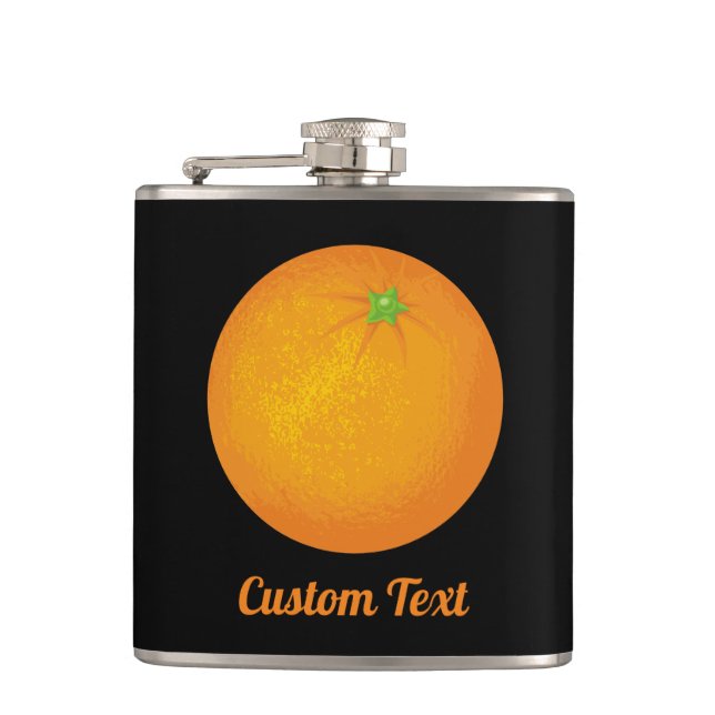 Orange Hip Flask (Front)