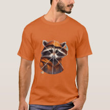 Orange Hooded Racoon Halloween 
