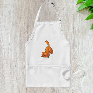 Orange Hound Dog Standard Apron