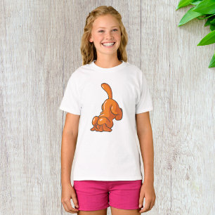 Orange Hound Dog T-Shirt