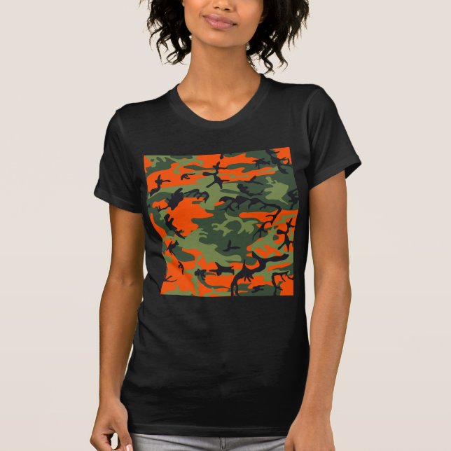 Orange Hunter Camo T-Shirt (Front)