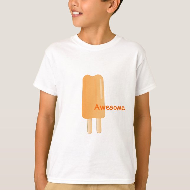 Orange Ice-Pop T-Shirt (Front)