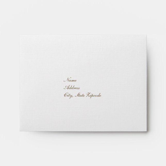 Orange Inside RSVP Envelope (Front)