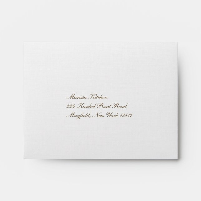 Orange Inside RSVP Envelope (Front)