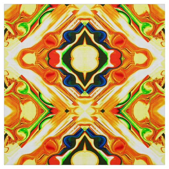 Orange inspirations fabric (Swatch)
