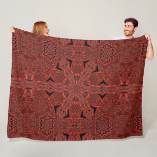 Orange Jasmine Fleece Blanket