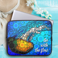 Orange Jellyfish Blue Ocean Go with the Flow Cool