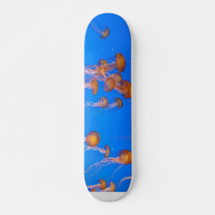 Orange Jellyfish Skateboard