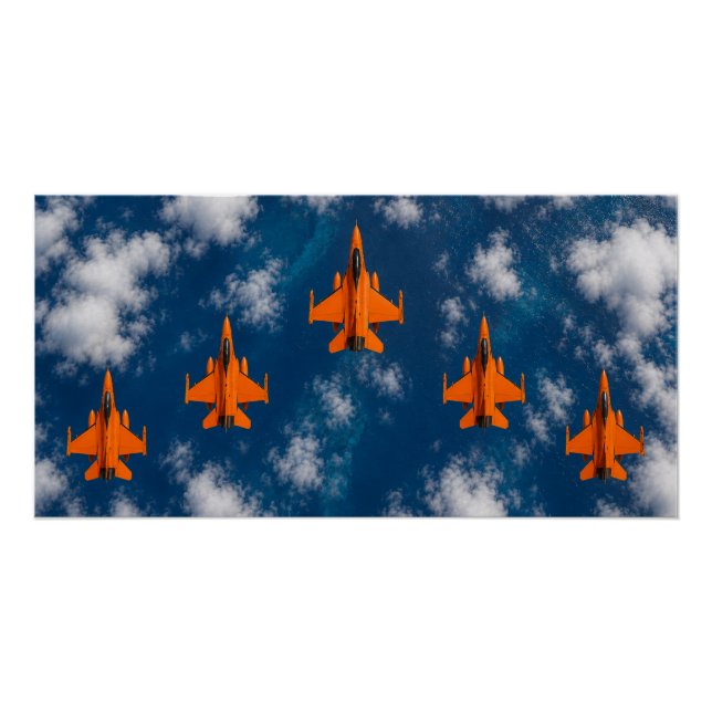 Orange Jets Poster (Front)