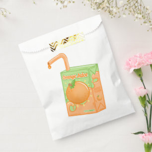 Orange Juice Box Birthday Party Favour Bags