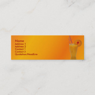 Orange Juice Business Card