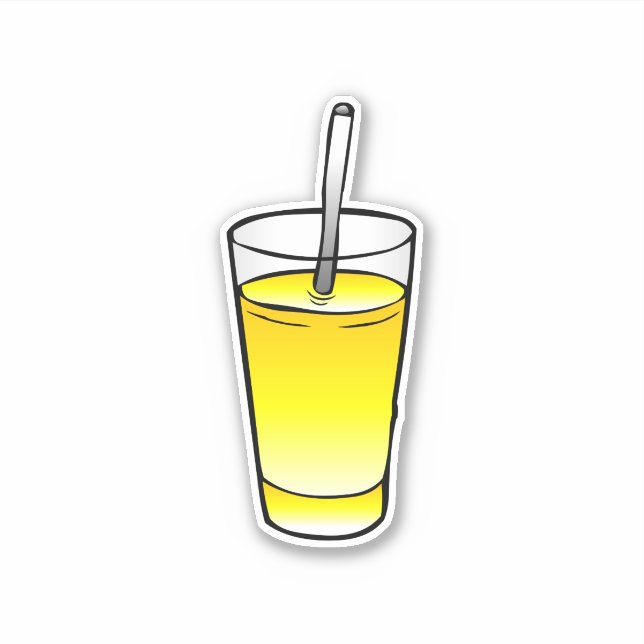 Orange Juice Glass tumbler  (Front)