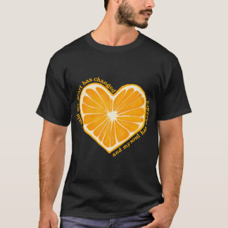 Orange Juice Heart T-Shirt