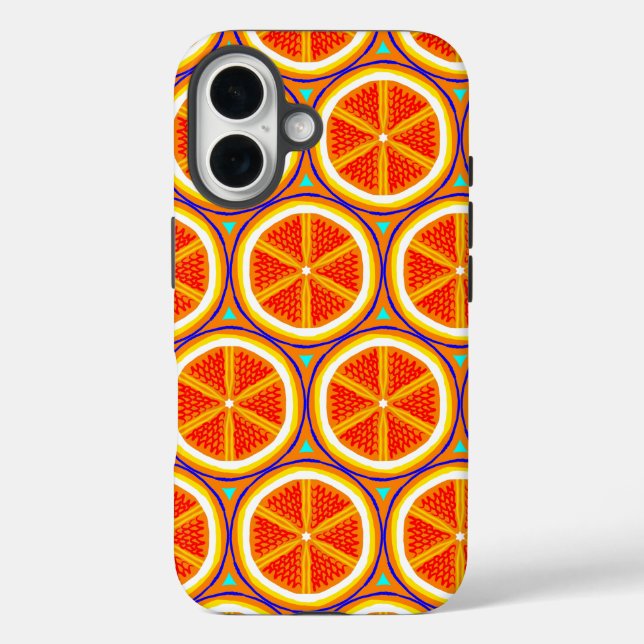 Orange Juice In Pressed - Citrus Pop Art Bright Case-Mate iPhone Case (Back)