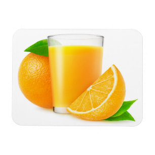 Orange juice magnet