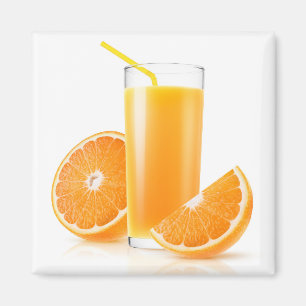 Orange juice magnet