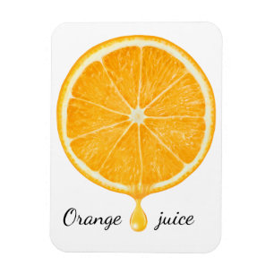 Orange juice magnet