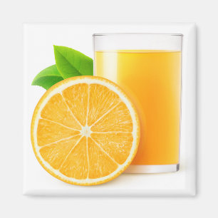 Orange juice magnet