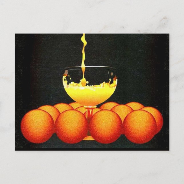 Orange Juice / Oranges ... Mark Edward Westerfield Postcard (Front)