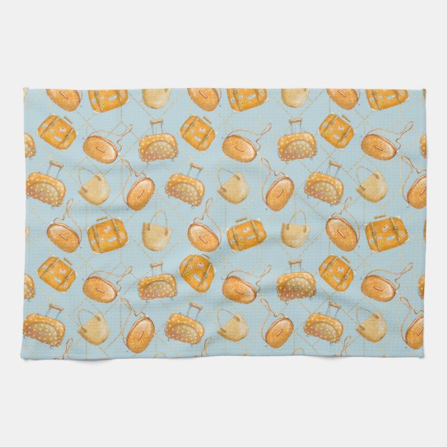 Orange Juice Tea Towel (Horizontal)