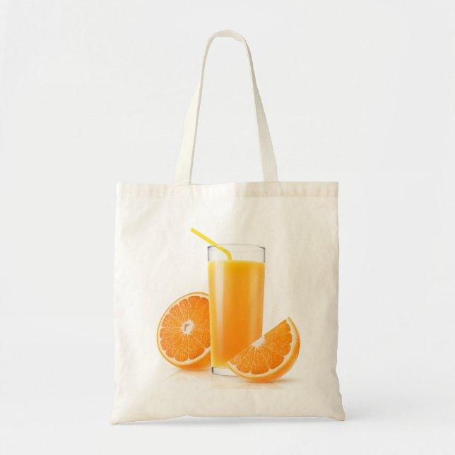 Orange juice tote bag (Front)