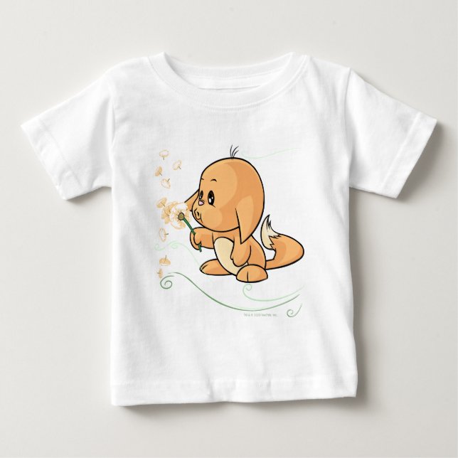 Orange Kacheek wishing on a dandelion Baby T-Shirt (Front)