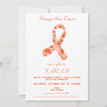Orange Kidney Cancer Awareness Survivor Party