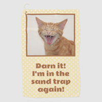 Orange Kitty - Darn It, I'm In The Sand Trap Again