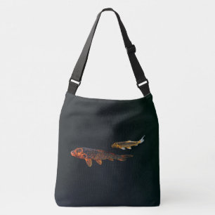 Orange Koi and Gold Koi Crossbody Bag
