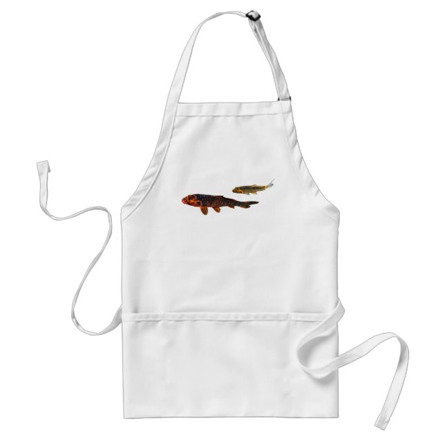 Orange Koi and Gold Koi Standard Apron (Front)