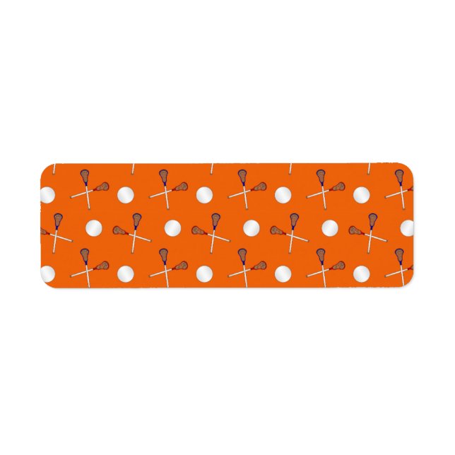 Orange lacrosse pattern (Front)