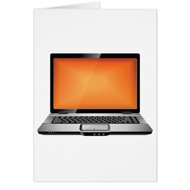 Orange Laptop (Front)